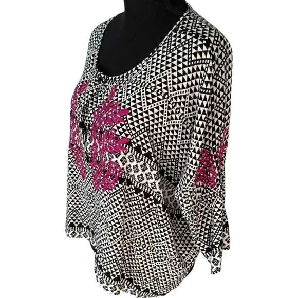 MAEVE Anthropologie Southwestern-Inspired Top, Size Small - Picture 3 of 8